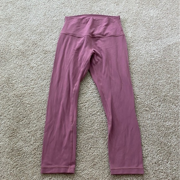 Lululemon | Women's Align Crop 21" So Merlot Size 6 - Picture 3 of 7